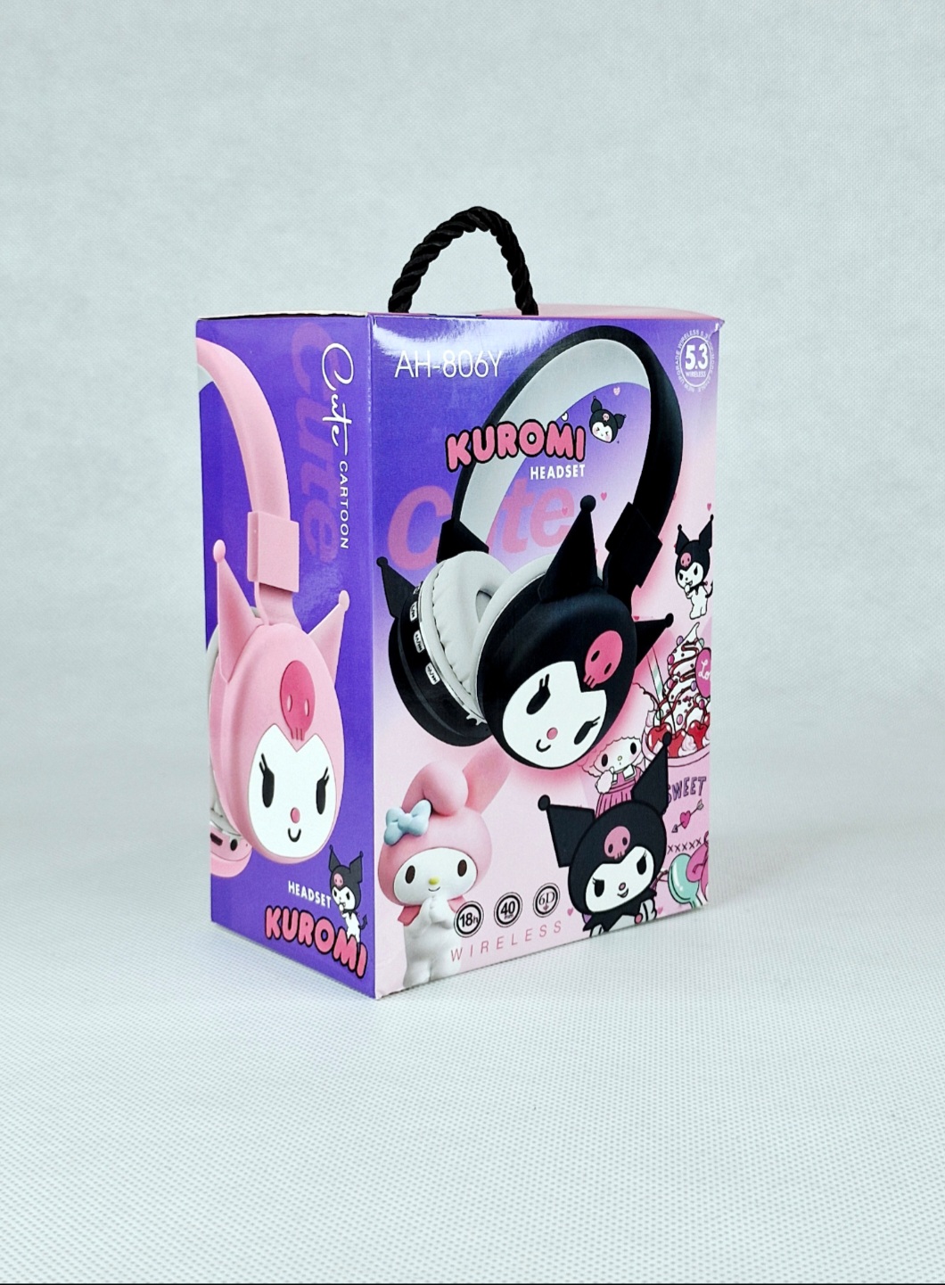 هدفون فانتزی کرومی رنگ مشکی