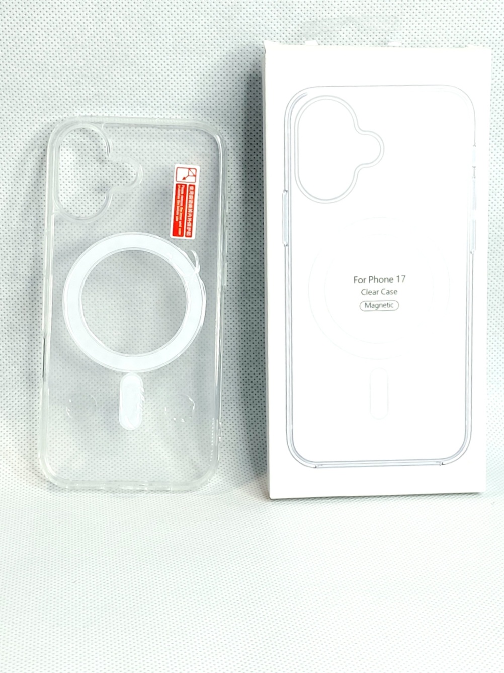 کاور شفاف مگسیف دار مدل اسپیس طرح Space مناسب برای گوشی موبایل اپل iPhone 17