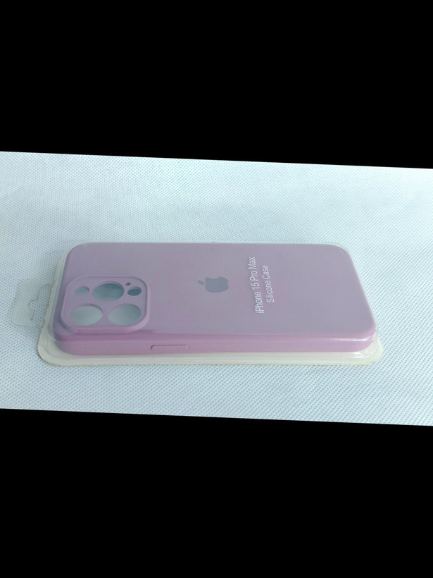 قاب سیلیکونی اپل iPhone 15 Pro Max محافظ لنزدار رنگ پوست پیازی