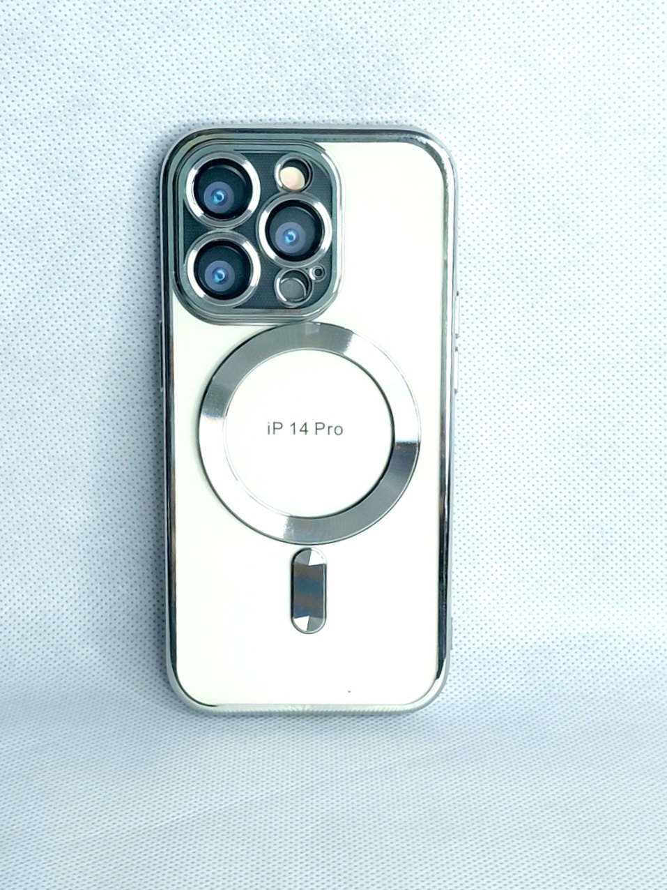 قاب مگسیف دار مدل magnetic رنگ نقره ای مناسب برای گوشی موبایل  Iphone 14 Pro Max