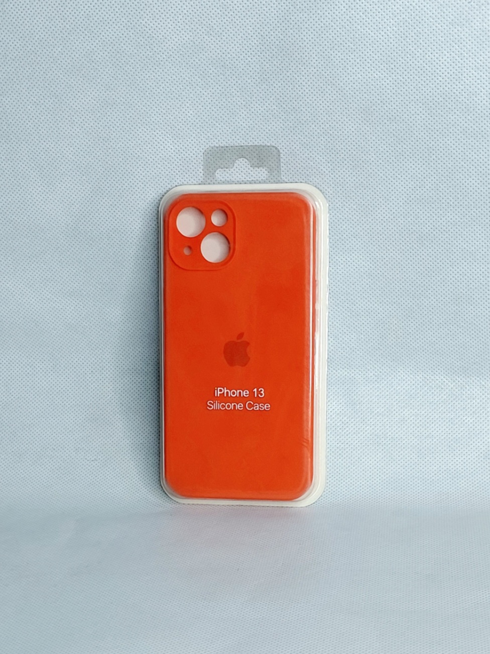 قاب سیلیکونی اپل iPhone 13  محافظ لنزدار رنگ نارنجی