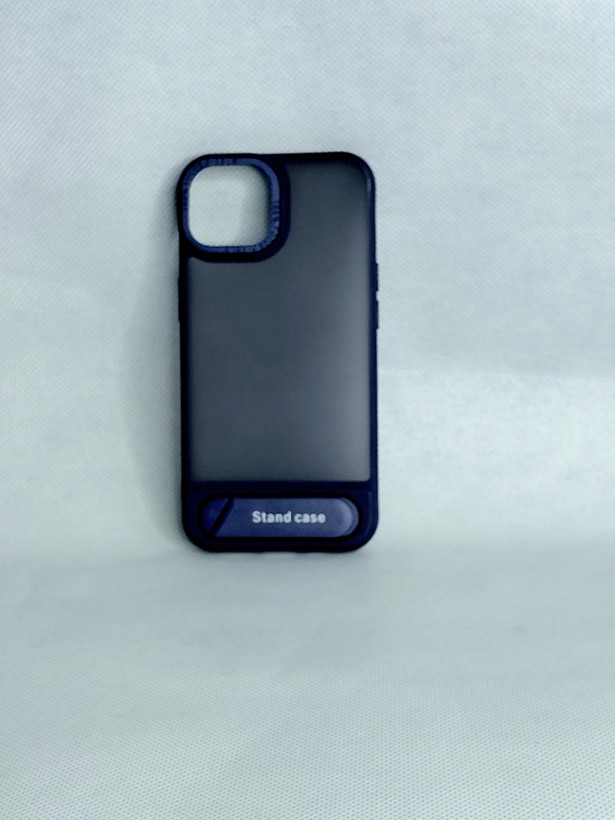 قاب مات اپل iPhone 13 مدل stand case رنگ سرمه ای