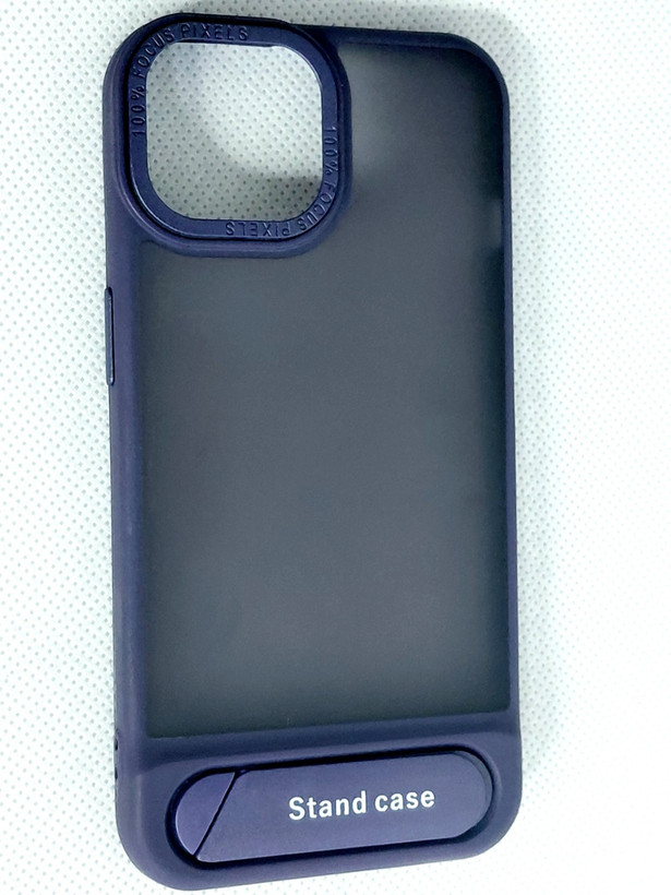 قاب مات اپل iPhone 13 مدل stand case رنگ سرمه ای