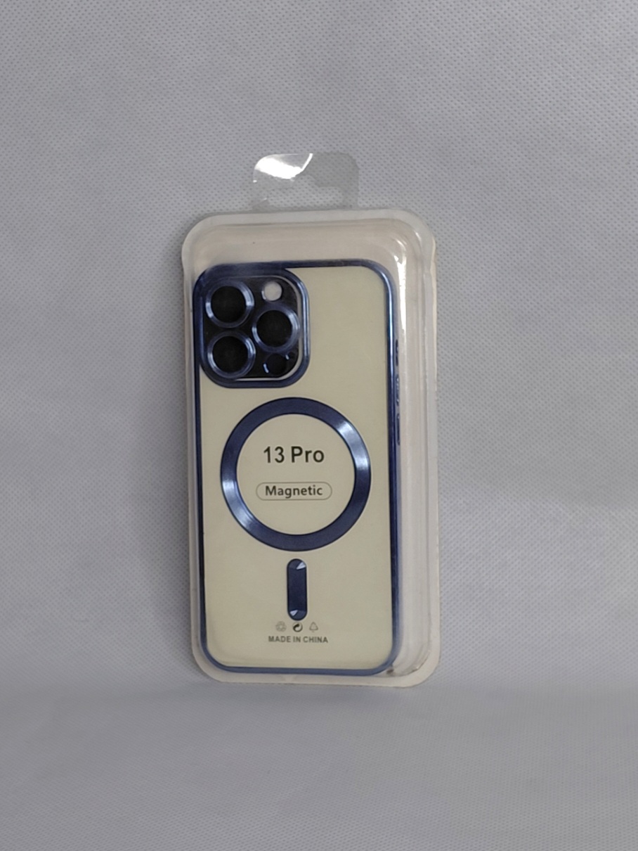 قاب مگسیف دار مدل magnetic رنگ آبی مناسب برای گوشی موبایل  Iphone 13 Pro