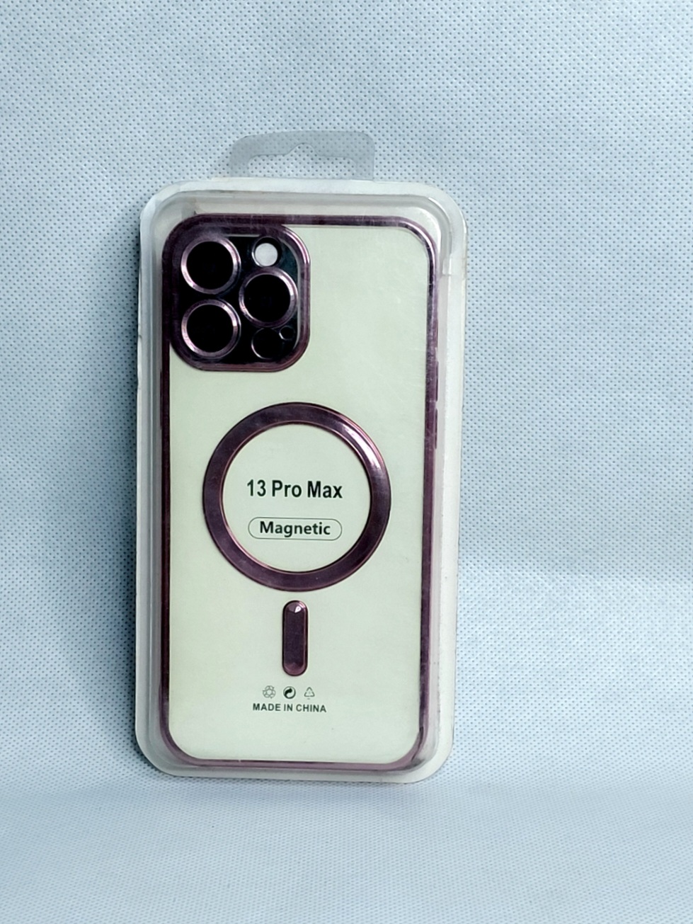 قاب مگسیف دار مناسب برای گوشی موبایل  Iphone 13 Pro max مدل magnetic رنگ بنفش