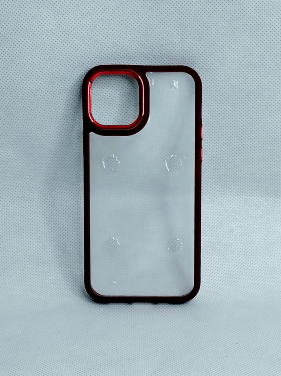 قاب اپل برای گوشی موبایل  Iphone 12 مدل NEW SKIN رنگ زرشکی