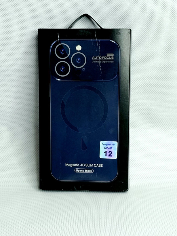 گارد Iphone12 مگ سیف دار اتوفوکوس مدل AG SLIM CASE آیفون 12 مشکی