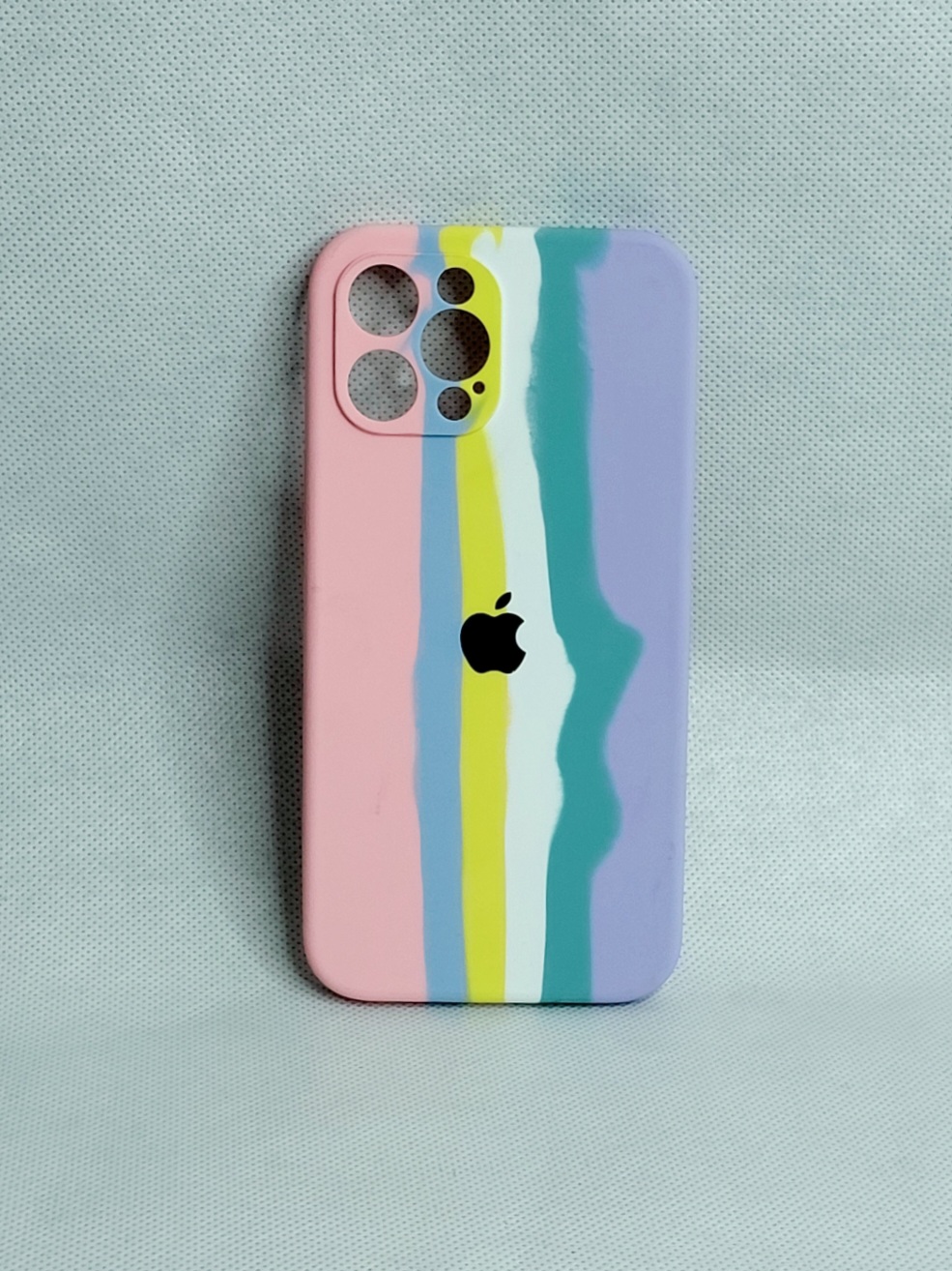 قاب گوشی iPhone 12 Pro max آیفون سیلیکونی اورجینال رنگین کمانی پاک کنی درجه یک
