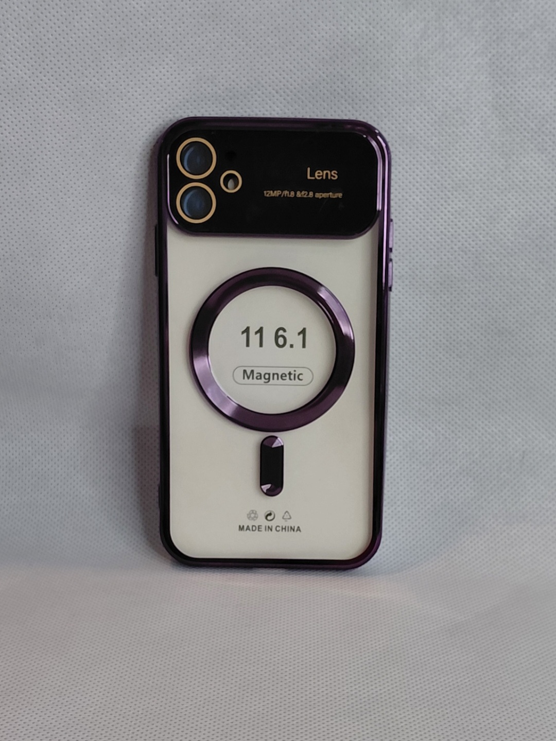 قاب اپل Iphone 11 مگسیف دار مدل magnetic رنگ بنفش