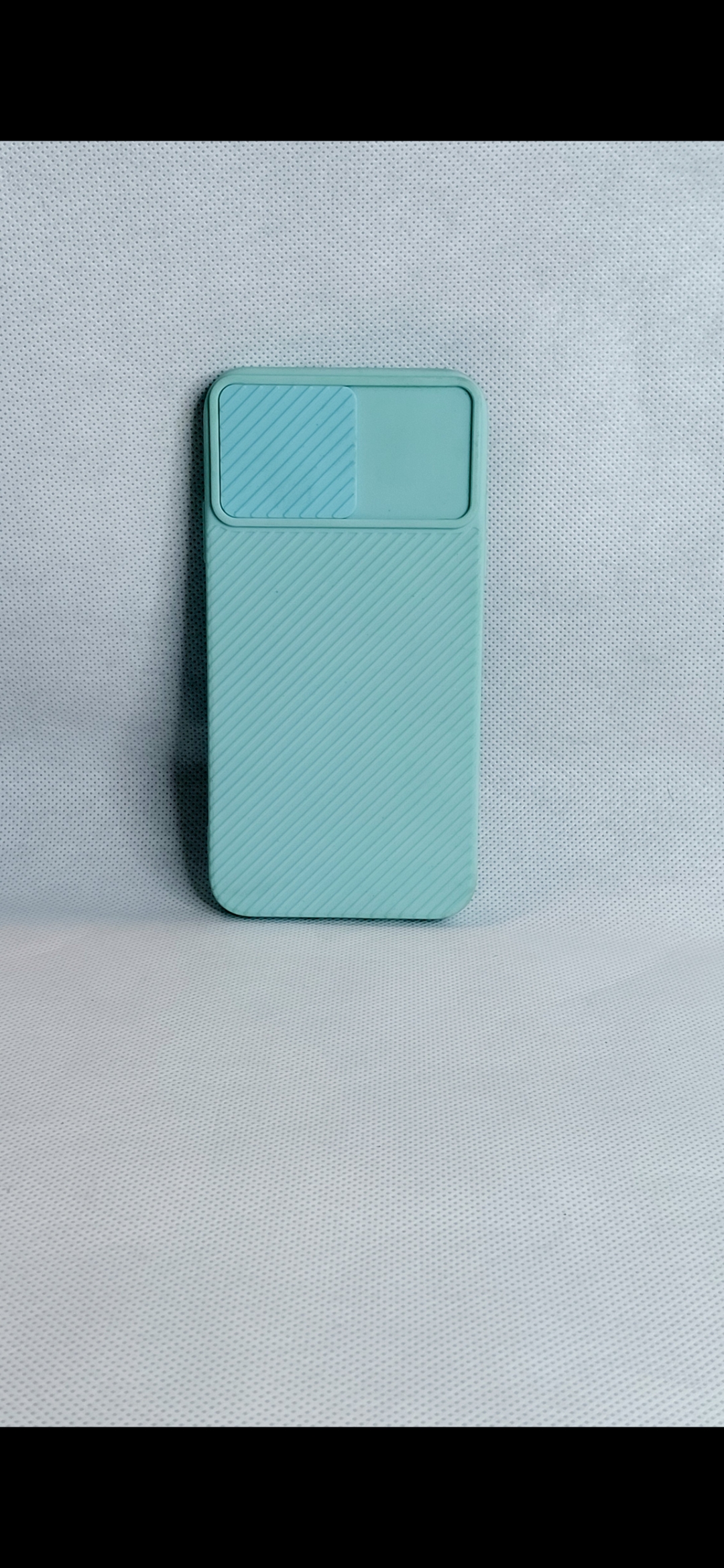 قاب سلیکون کشویی محافظ لنز دار مناسب برای گوشی آیفون iphone 11 pro max - آبی
