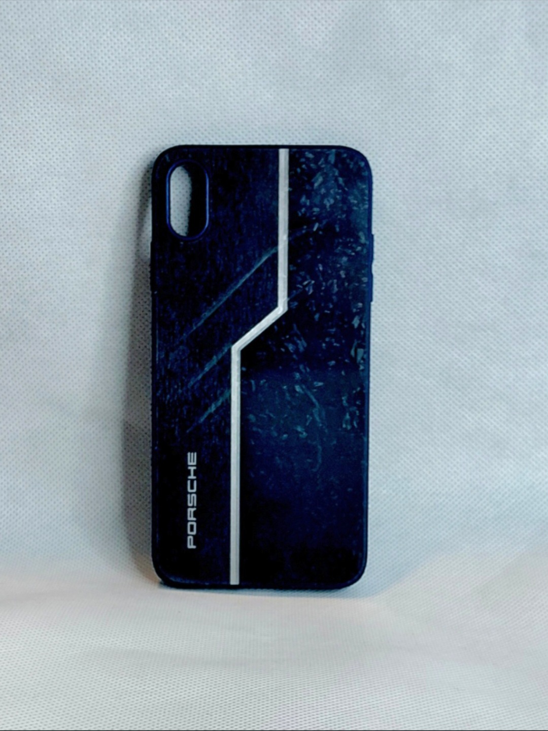 قاب گوشی مناسب اپل iPhone xs max مدل پورش دیزاین رنگ سرمه ای
